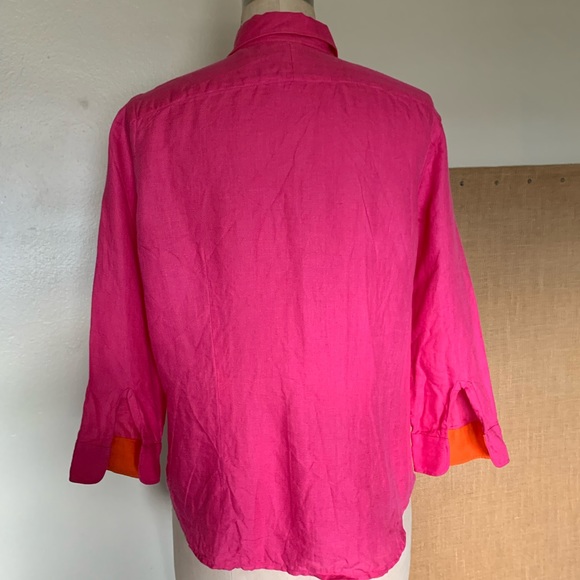 LAUREN RALPH LAUREN LINEN BLOUSE - Picture 11 of 12